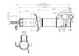 Imagen de AMORTIGUADOR DELANTERO DERECHO DAEWOO MATIZ 0.8/1.0 98